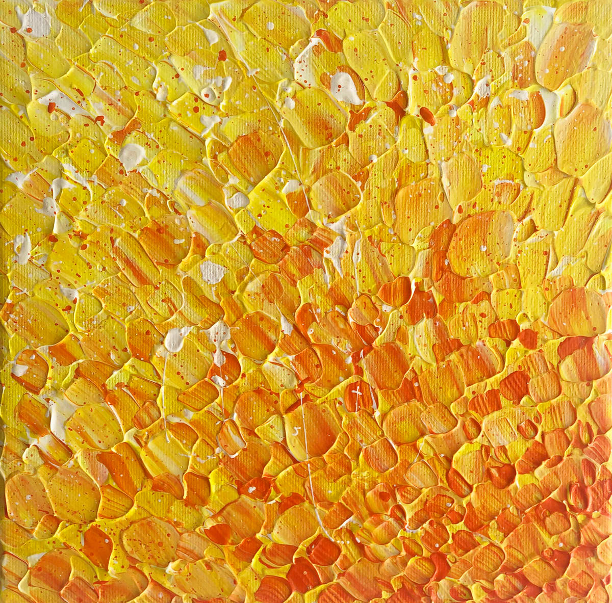 In the Heart of the Sun by Bridget Bradley  Image: In the Heart of the Sun - Abstract Expressionism Painting ©Bridget Bradley