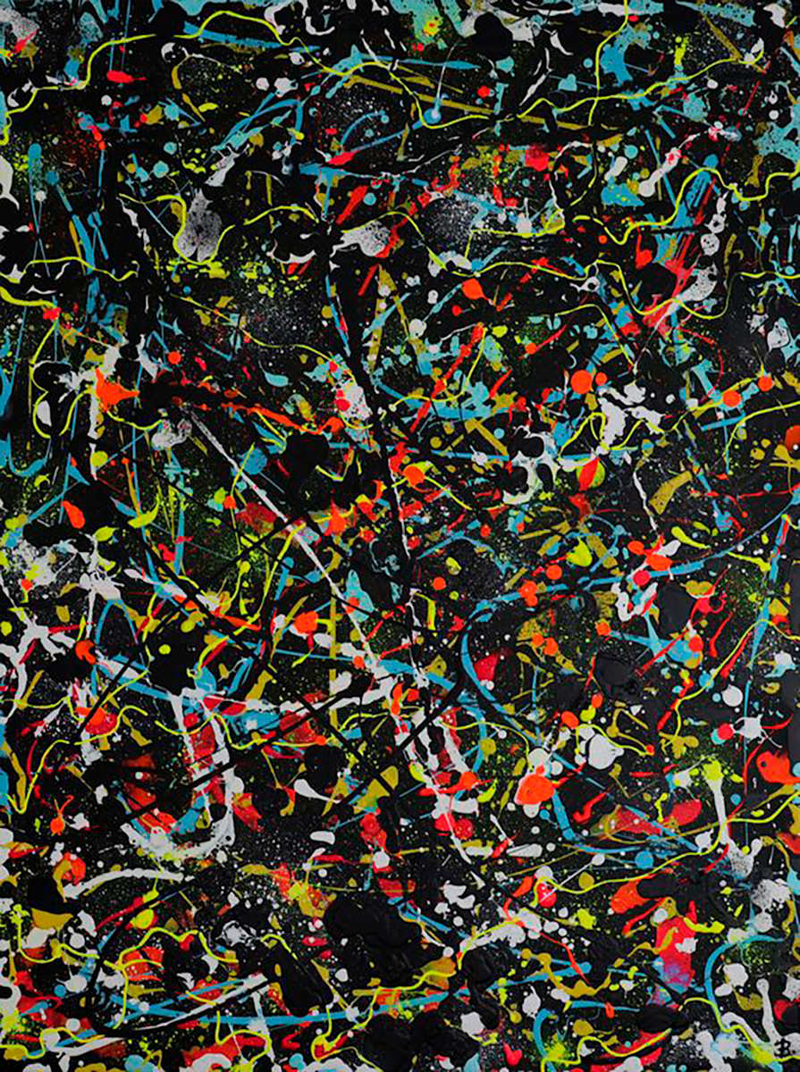 ONYX by Bridget Bradley  Image: Onyx - Original Abstract Expressionism Painting - © Bridget Bradley