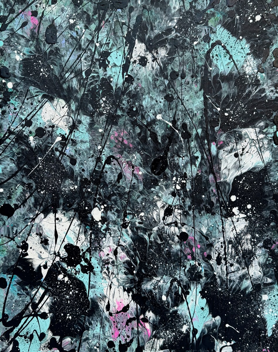 ROCKPOOL  II - ROCKPOOL SERIES by Bridget Bradley  Image: 'Rockpool II, Rockpool Series' - Original Abstract Painting © Bridget Bradley