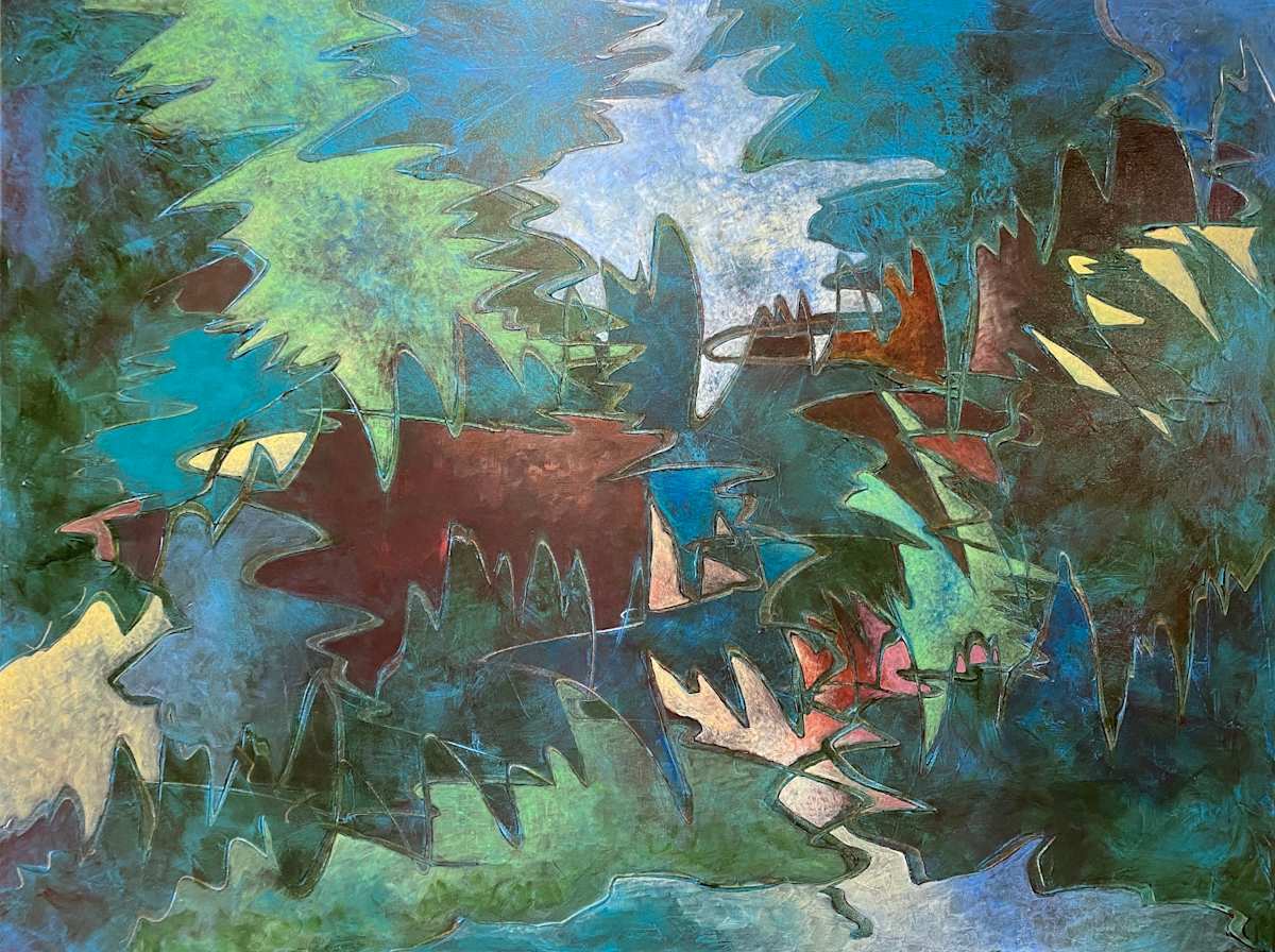 "Forest", March 2021, Deep Forest Series by Darcy Johnson, Image 1.