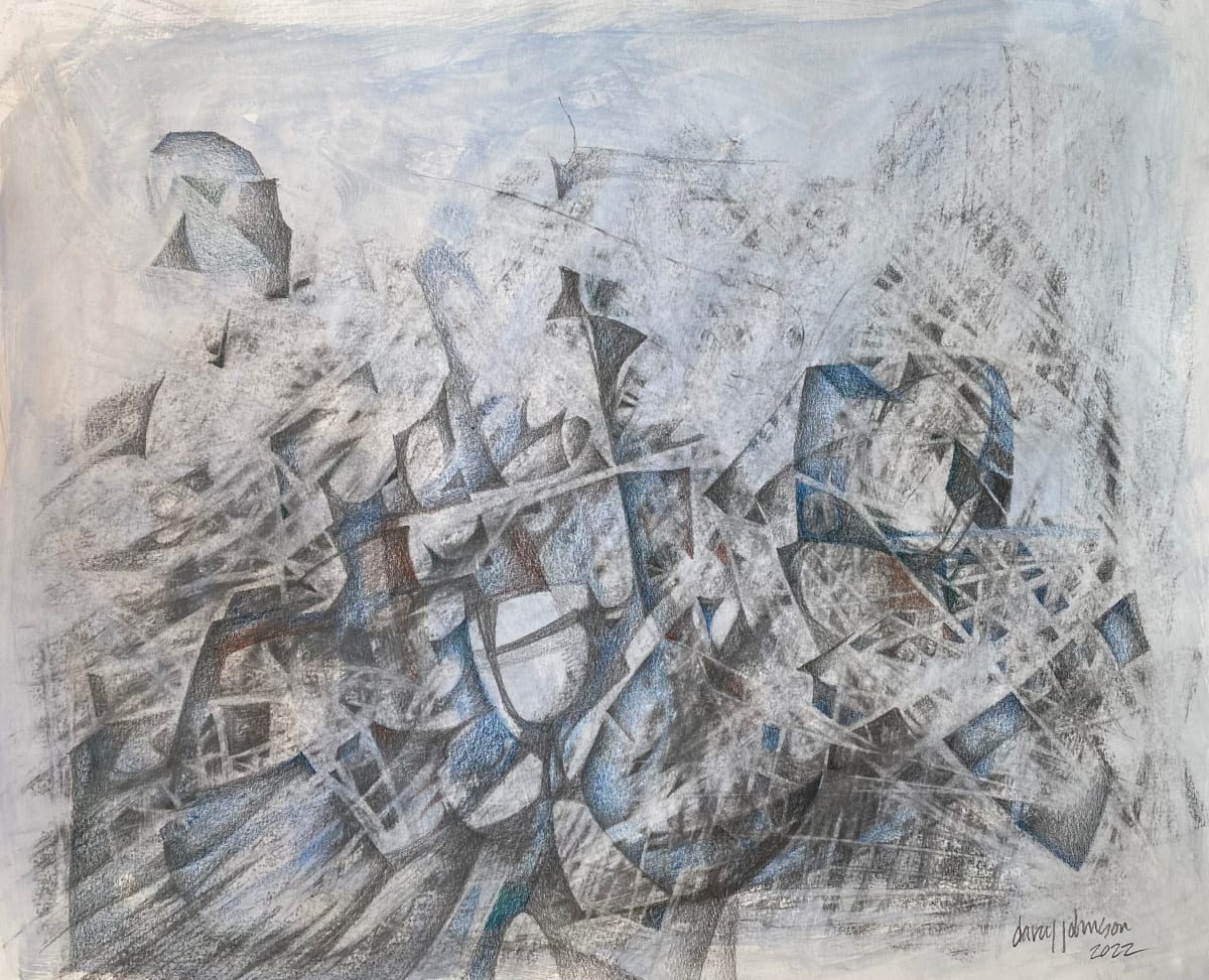 Weather by Darcy Johnson  Image: 'Weather',  gouache, graphite and pencil crayon 