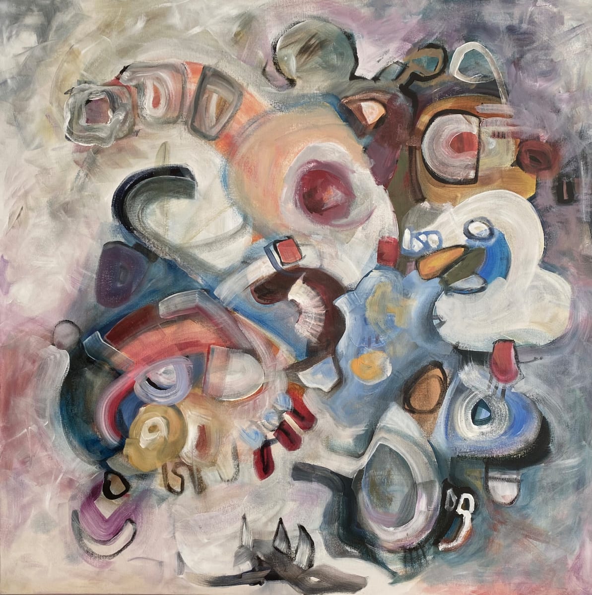 Winter Joy by Darcy Johnson  Image: 'Winter Joy' acrylic on canvas