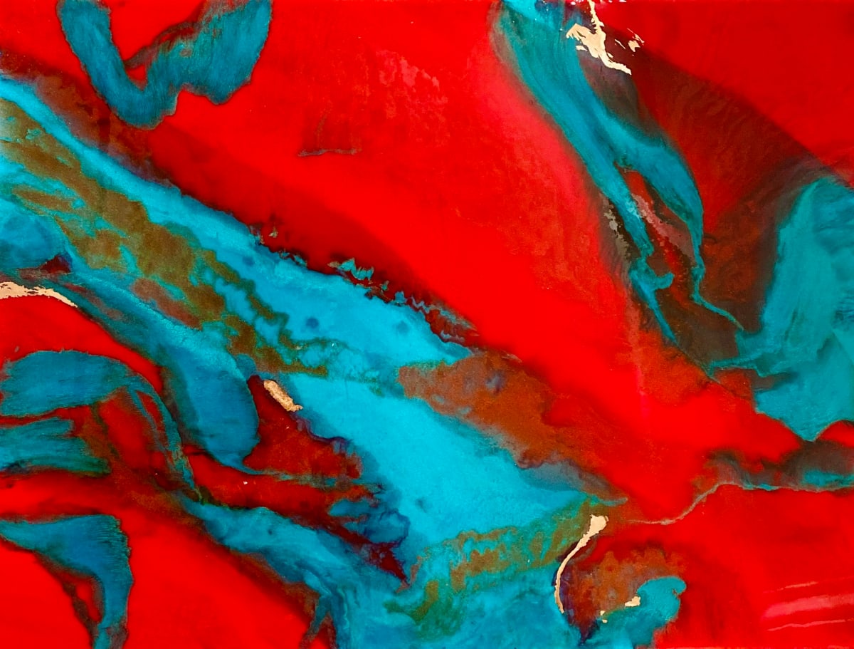 Lava in the ocean by Umbreen Hasan, Image 1.