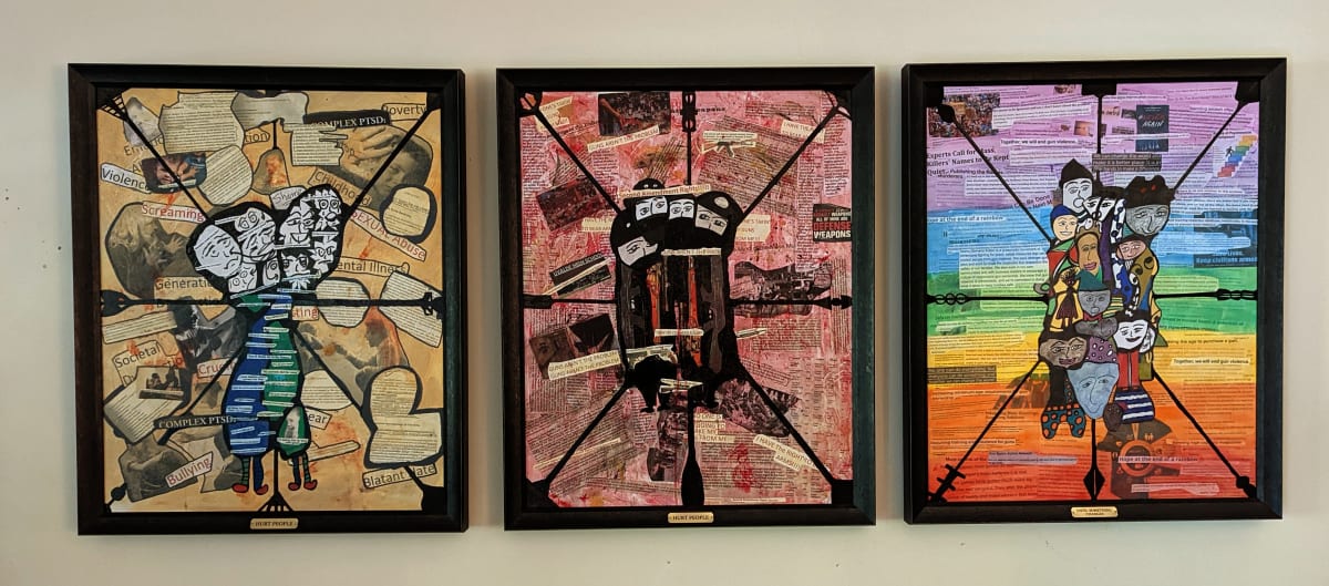 Triptych: Hurt People-Hurt People-Until Something Changes  Image: A Triptych