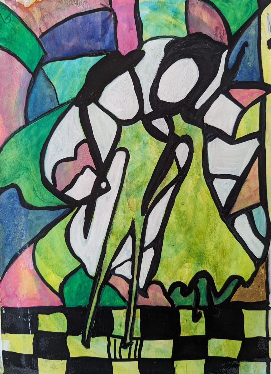 Stain Glass Couple by Helen Wade, Image 1.