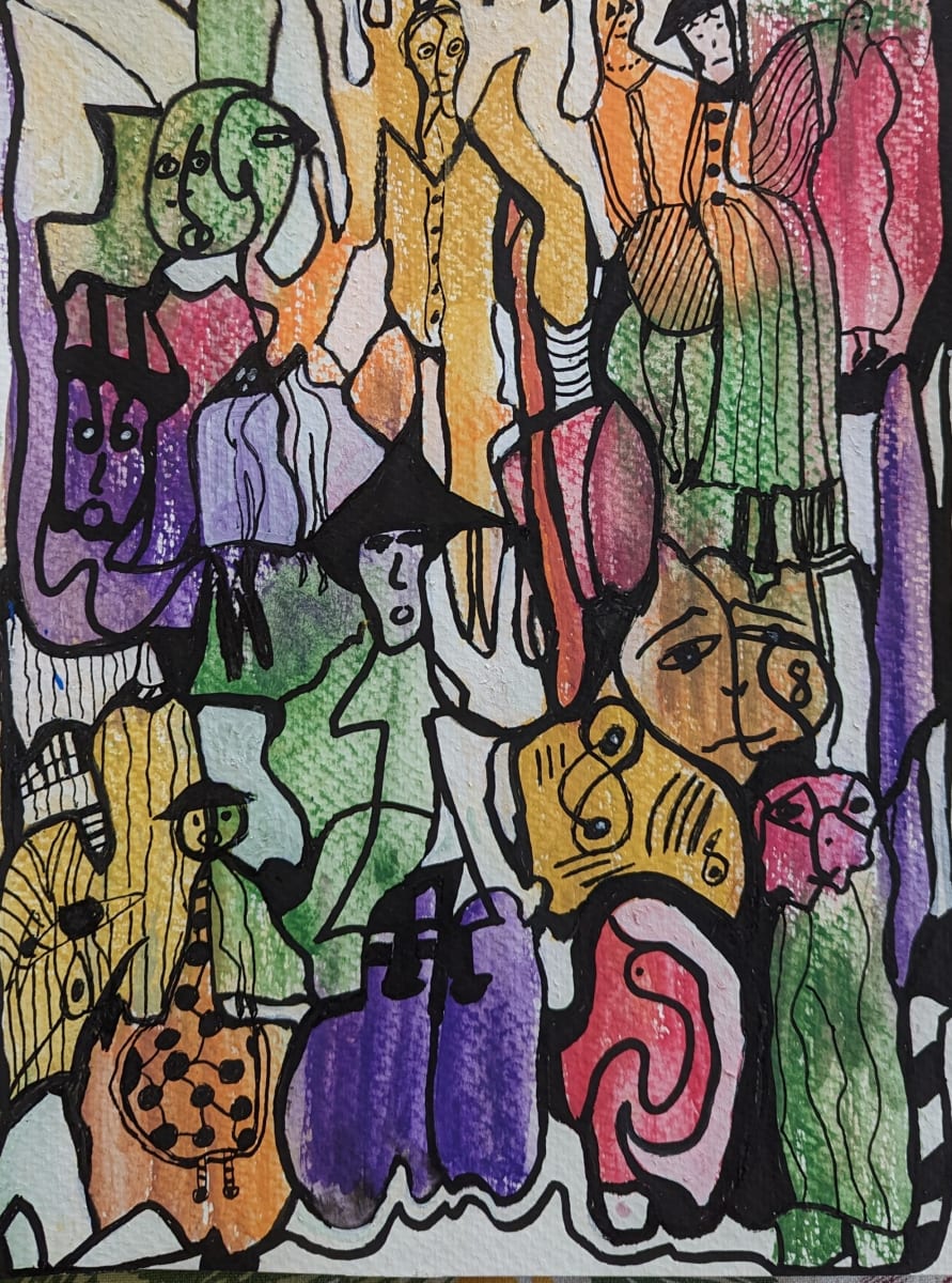 The Crowd by Helen Wade 