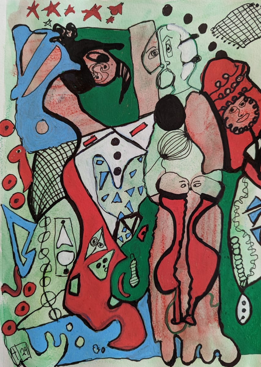 Two Reds by Helen Wade 