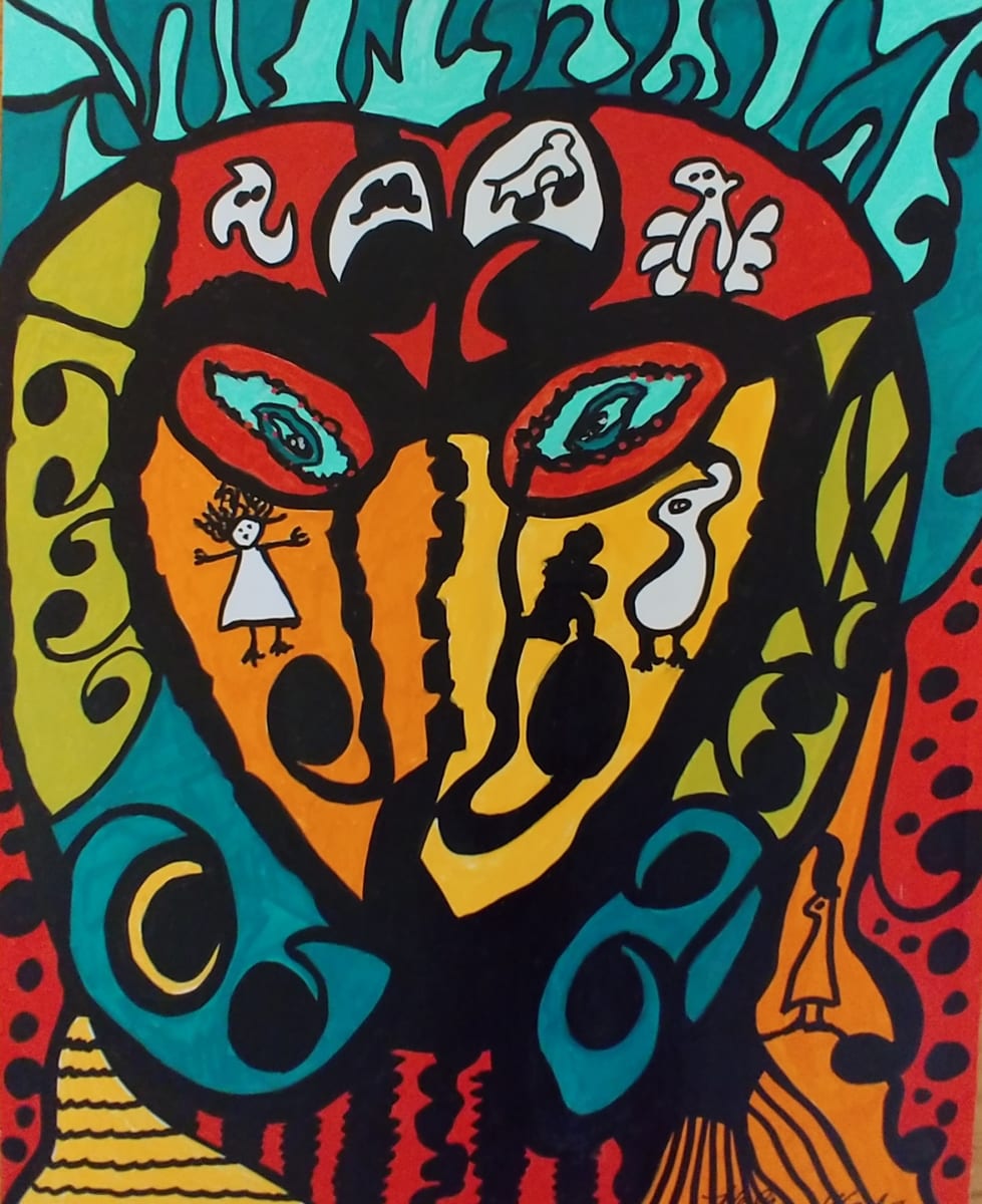 Mad face by Helen Wade 