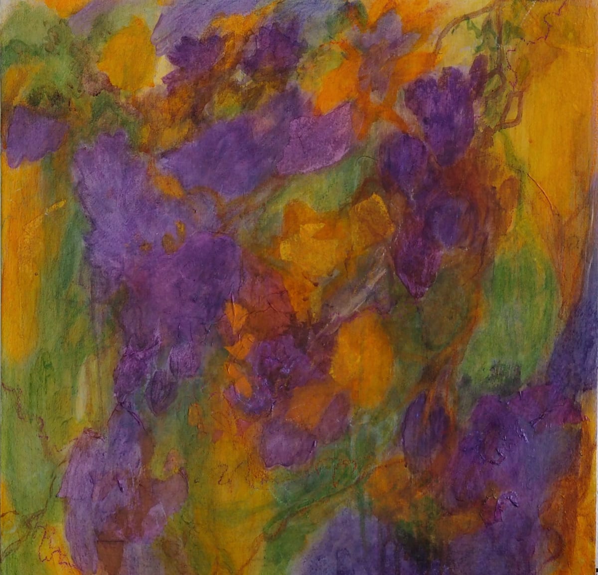 Purple Iris I by Rebecca Sobin 