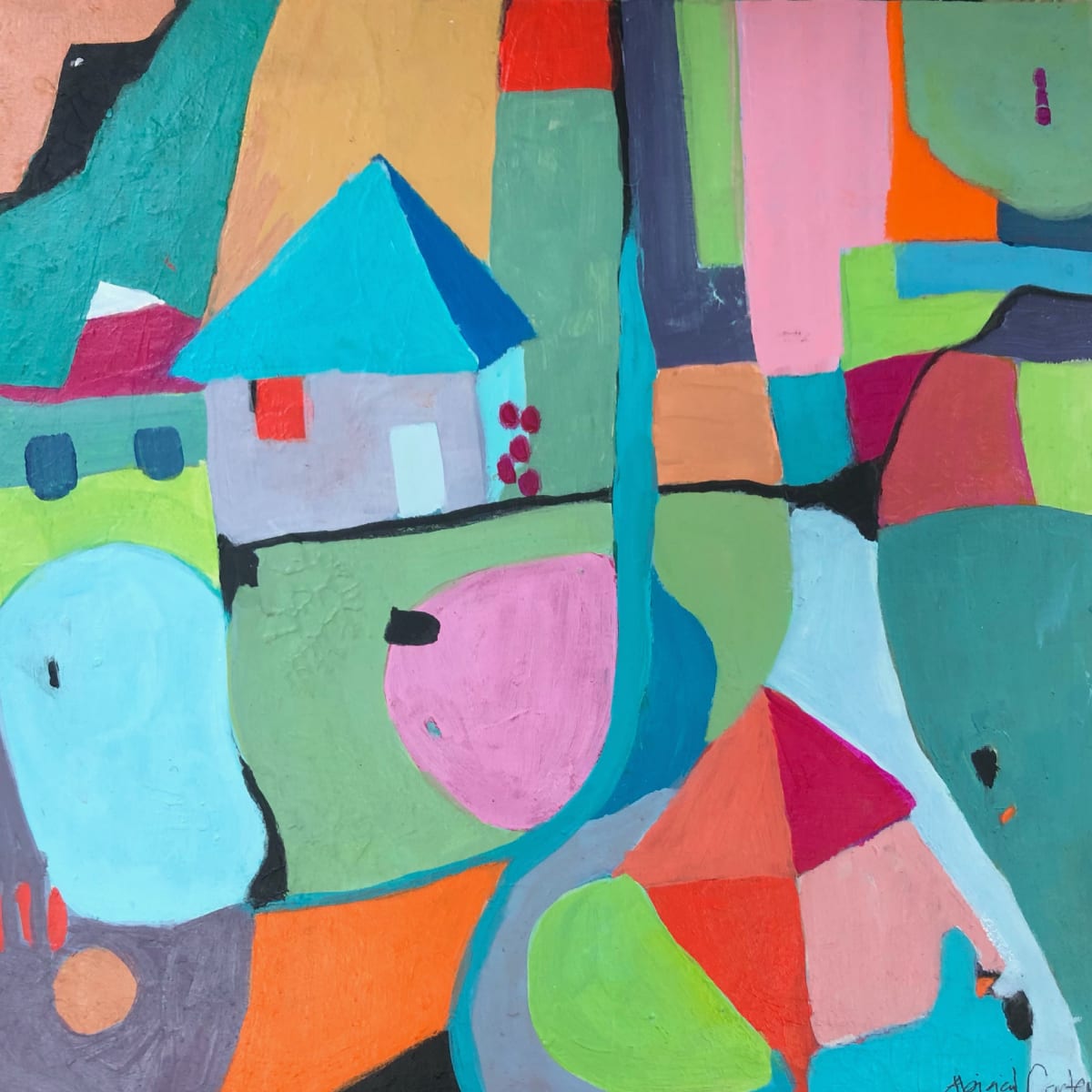 Marsville  Image: "Marsville"
Acrylic on cradled wooden panel