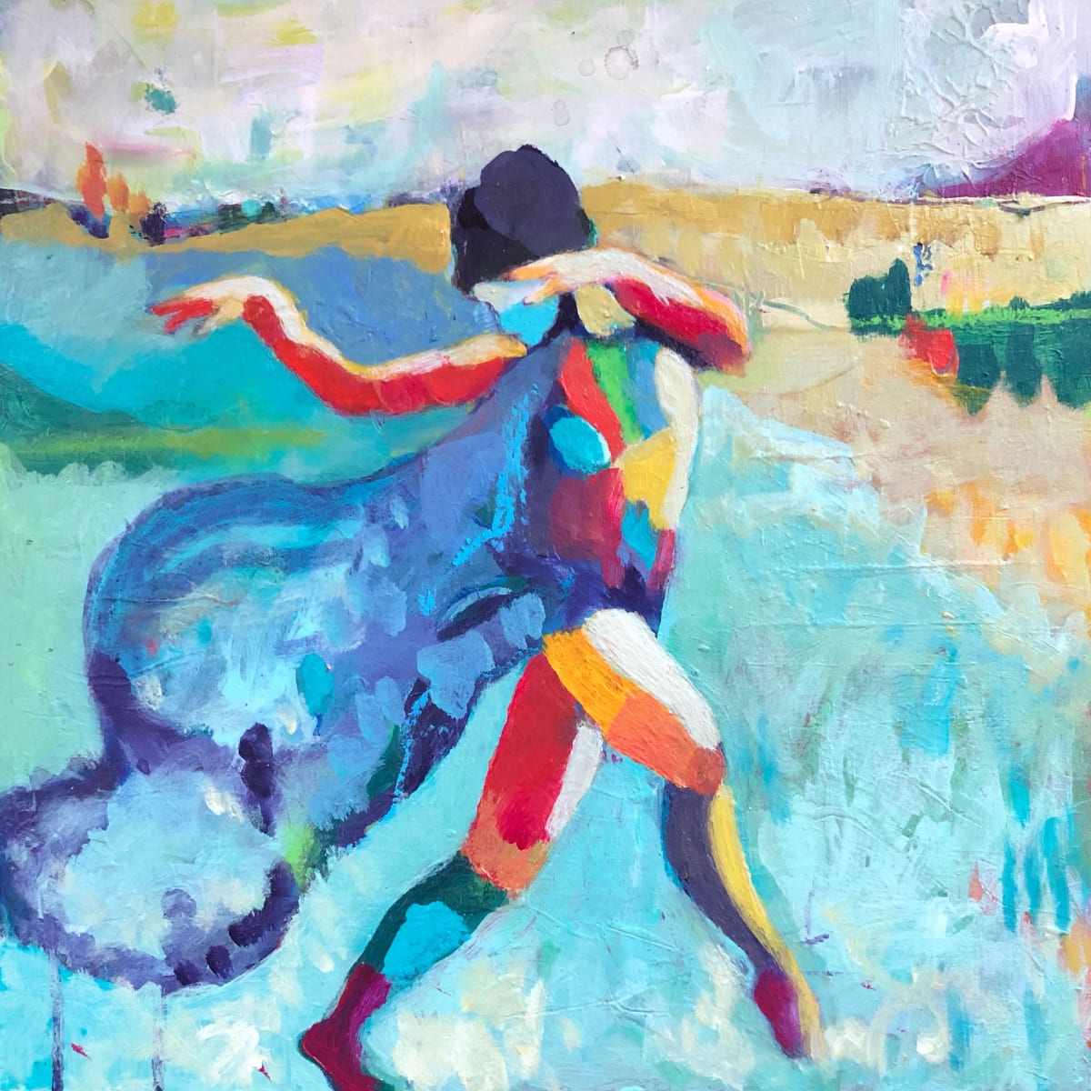 Beach Dancer  Image: "Beach Dancer"
Acrylic on cradled wooden panel