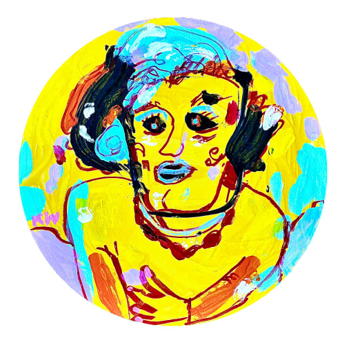"Miss Simpson Holds Forth" by Karen K Wallen, Image 1.