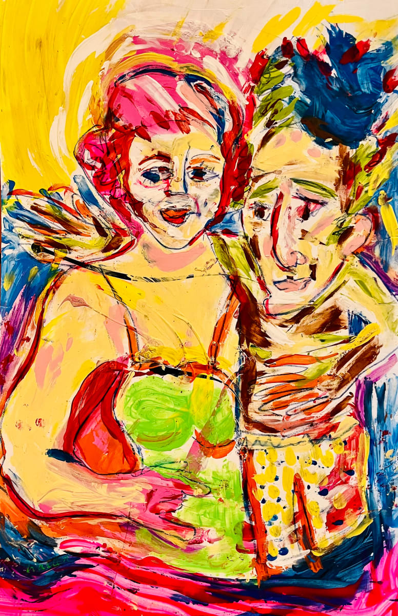 "Pool Canoodling" by Karen K Wallen, Image 1.