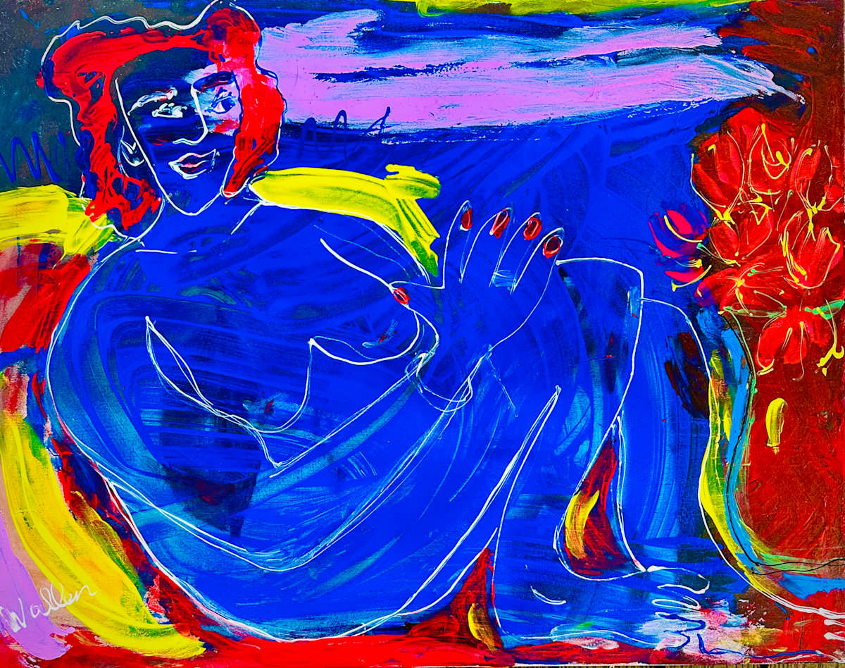 Girl with Flowers by Karen K Wallen, Image 3.