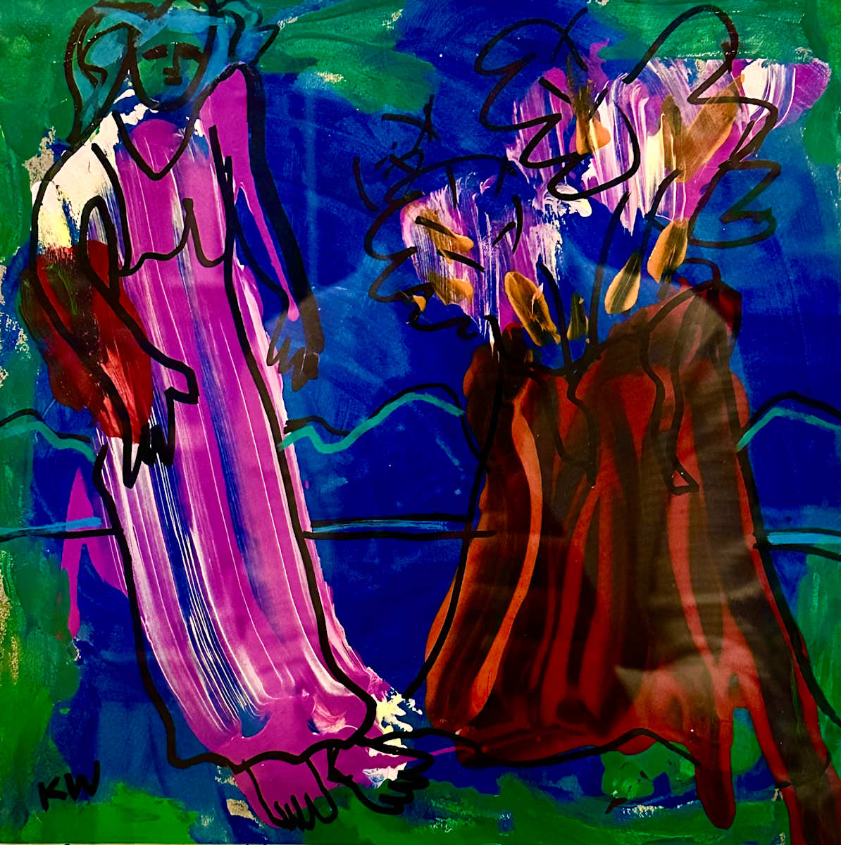 Today was a Volcanic Eruption by Karen K Wallen 