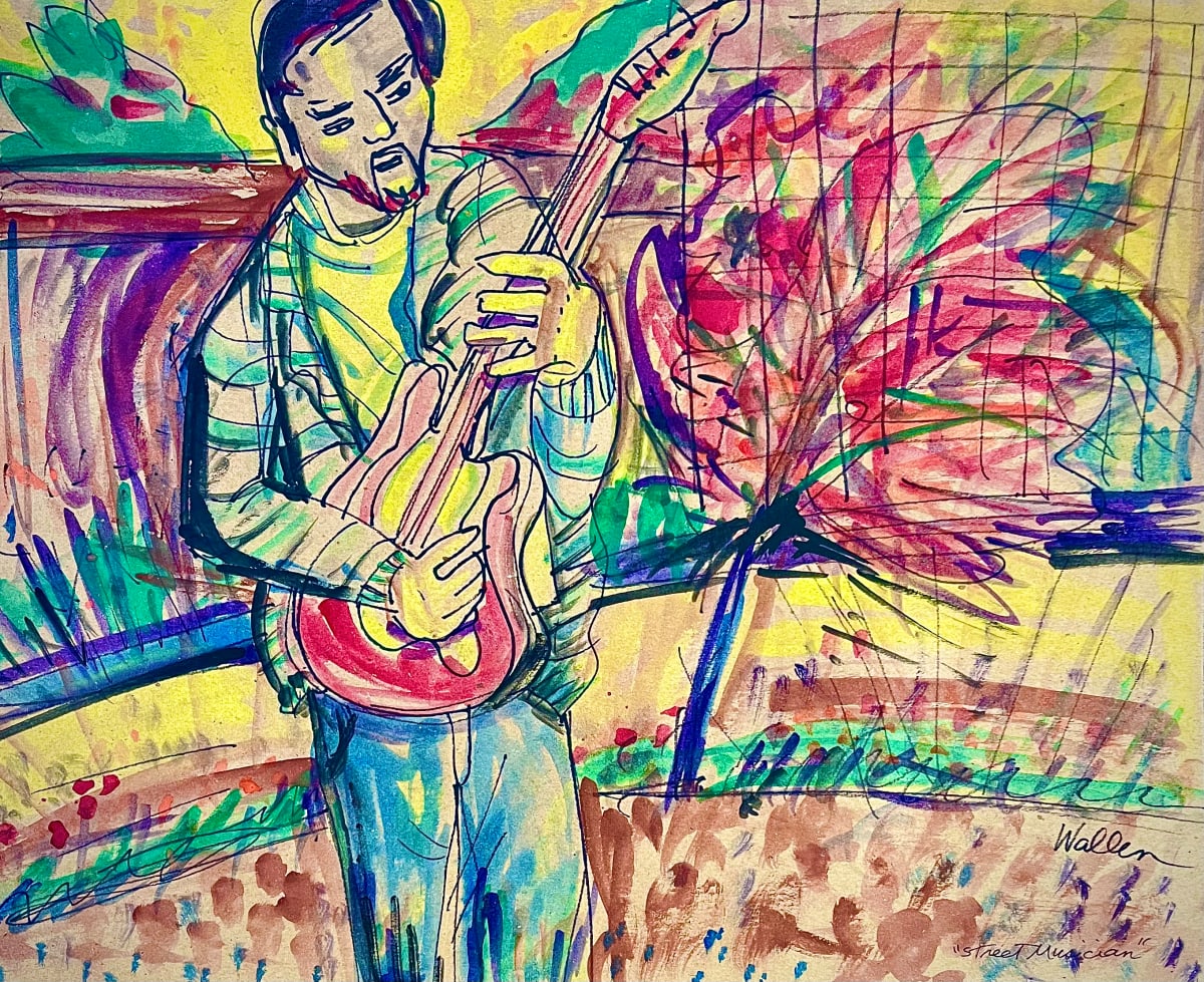 “Street Musician” by Karen K Wallen 