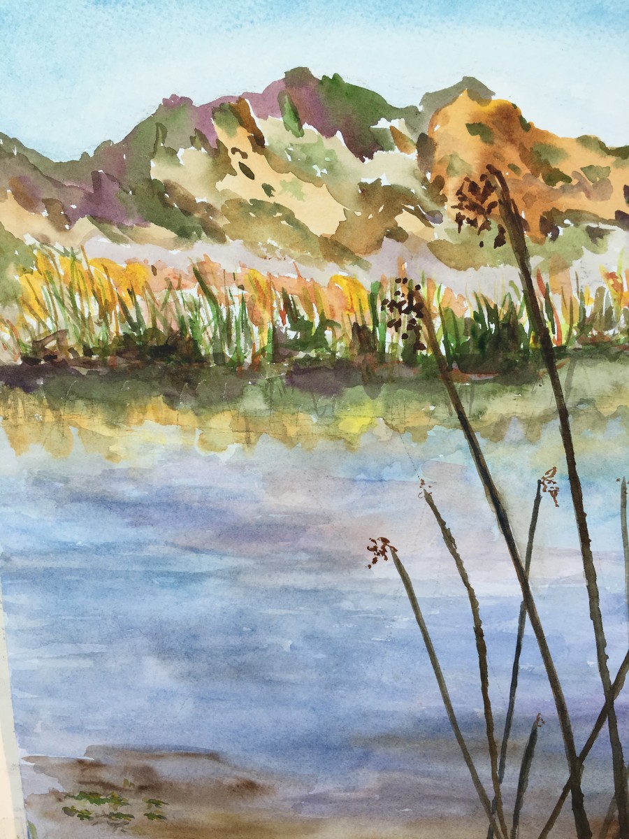 Heather Farms Pond by Ruth McMillin 