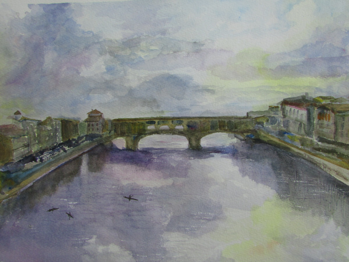 Ponte Vecchio by Ruth McMillin 