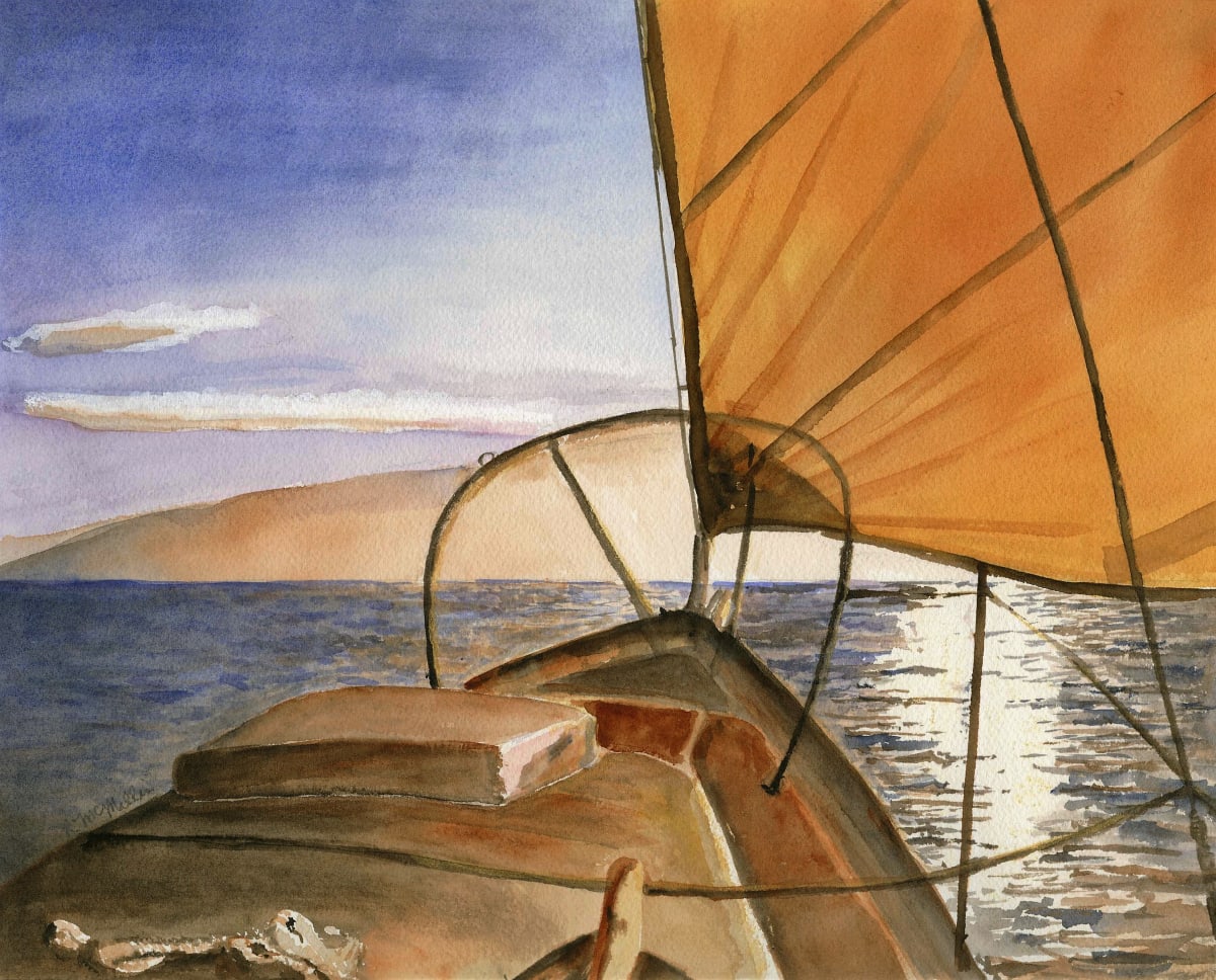 La Bella Sera/Sunset Sail by Ruth McMillin, Image 1.