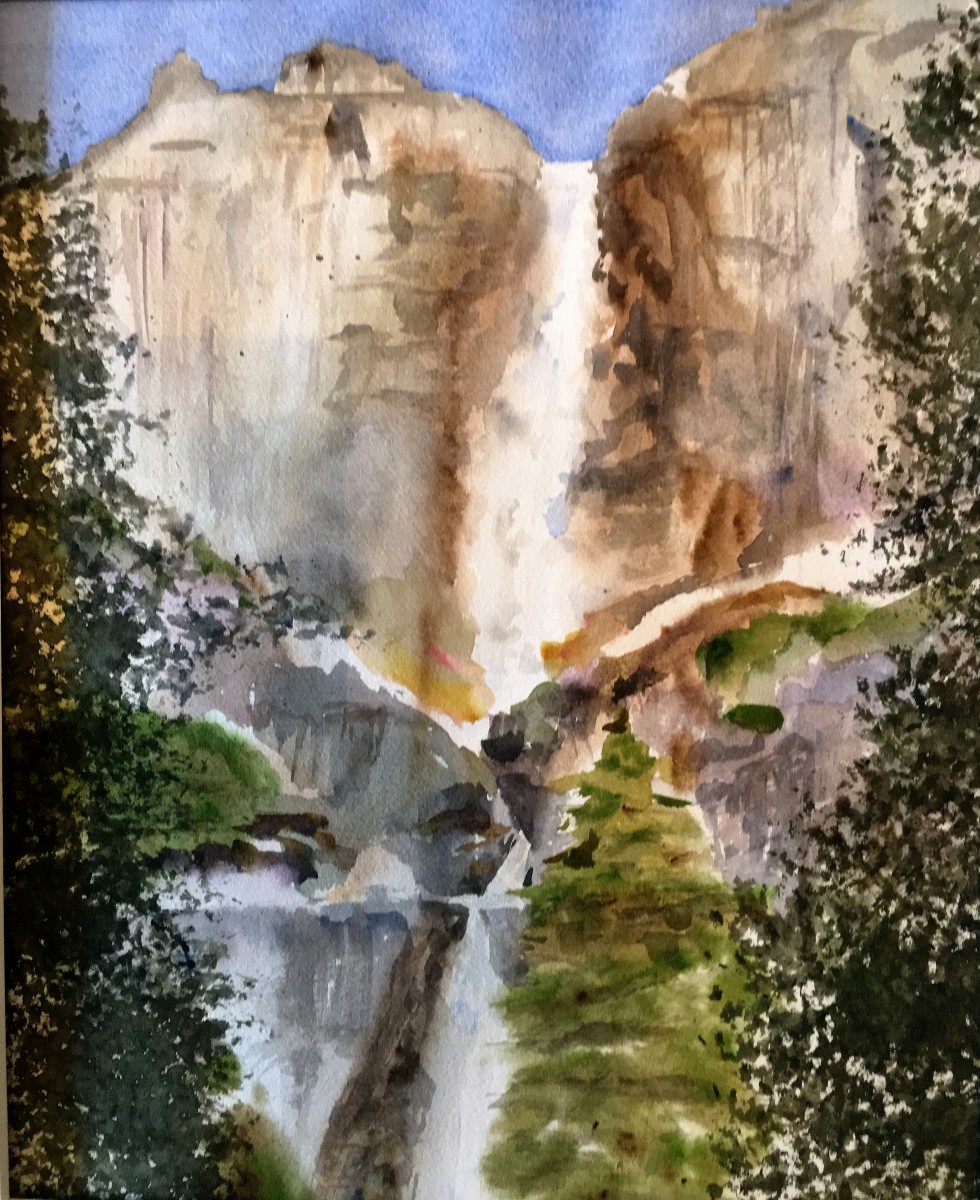 Yosemite Falls by Ruth McMillin  Image: Plein air