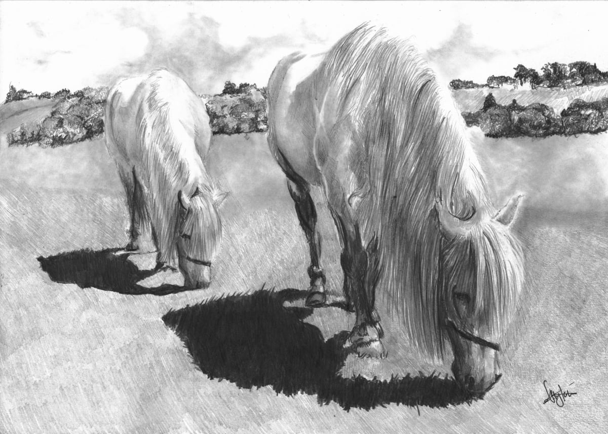 Horse pair by Ally Tate 