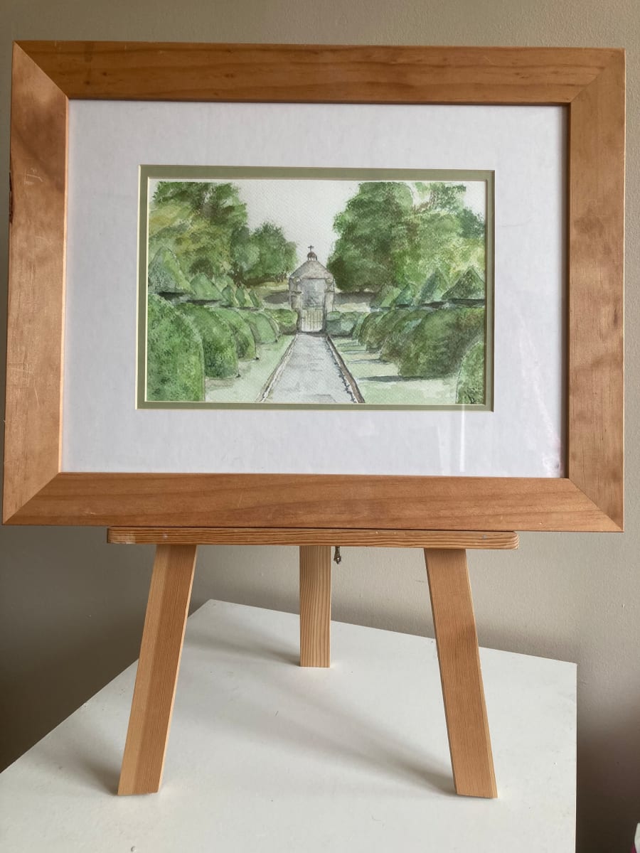 Lytes Cary Manor - Making an entrance by Ally Tate  Image: Frame for display only, picture will be mounted and unframed 