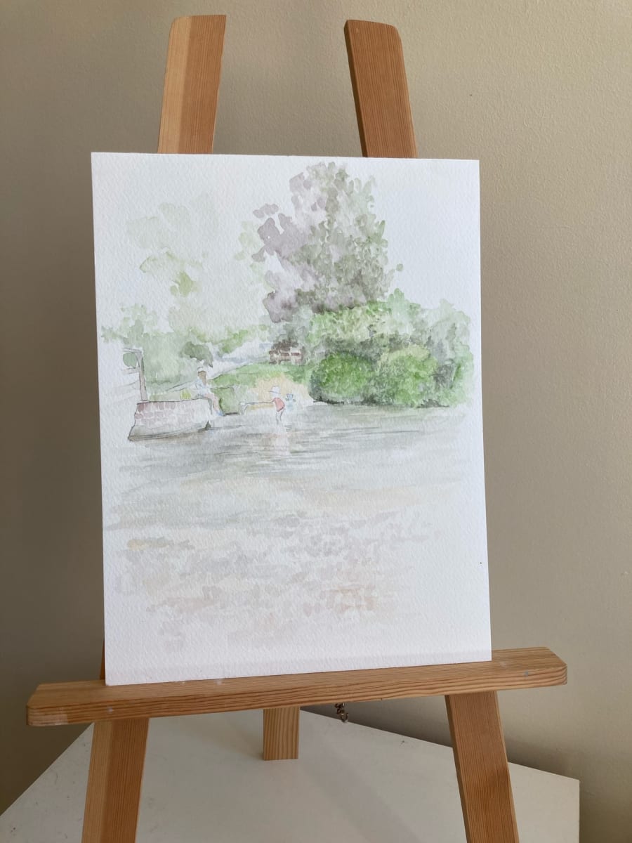 Summer days watercolour sketch 