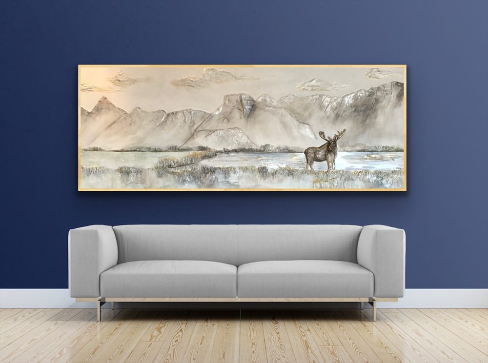 Moose at Beehive Basin 