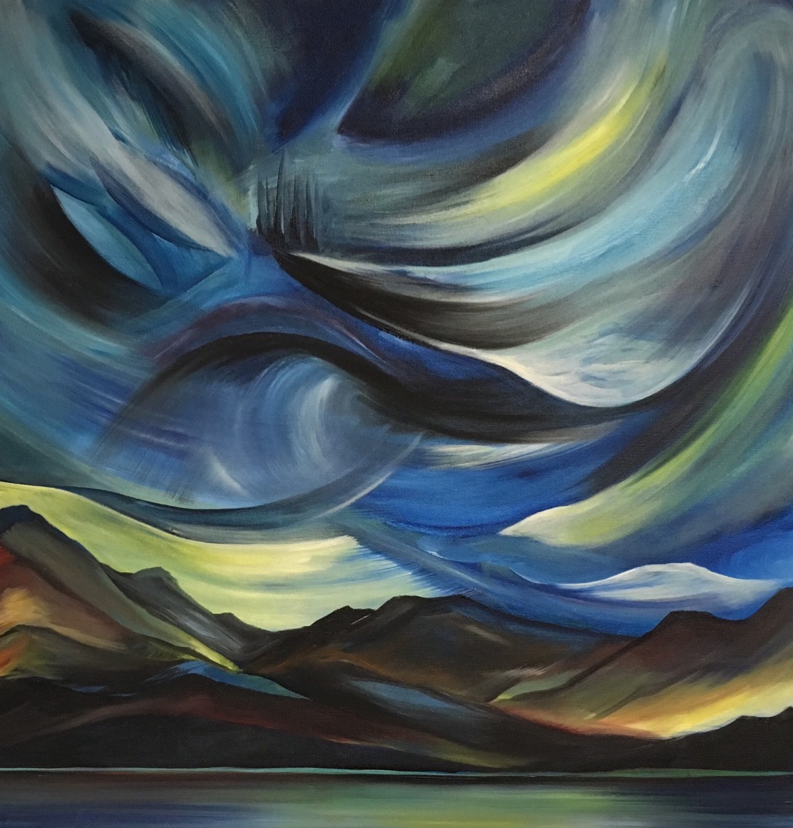 Layered Landscape, Peace by Allison McGree 