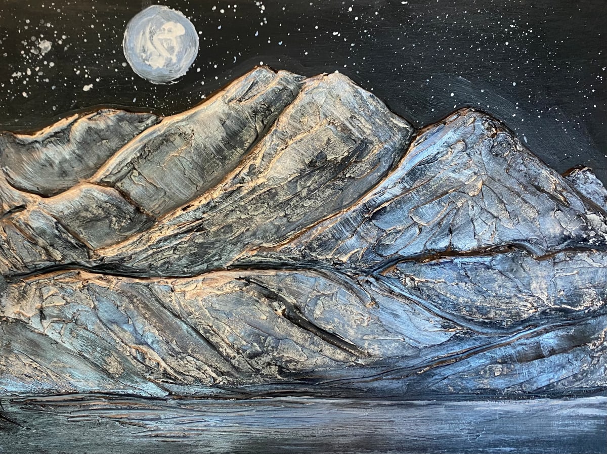 Bridger Mountains Sculpted Relief, Image 1.