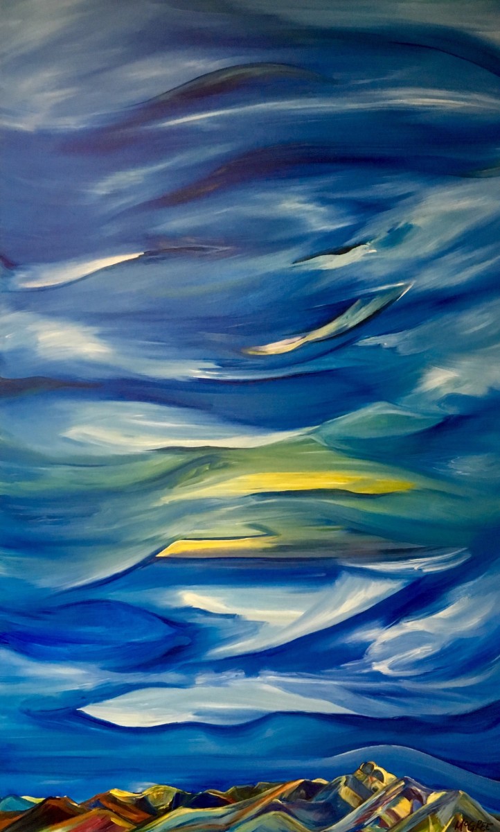 Bridgers and a Big Blue Sky by Allison McGree 