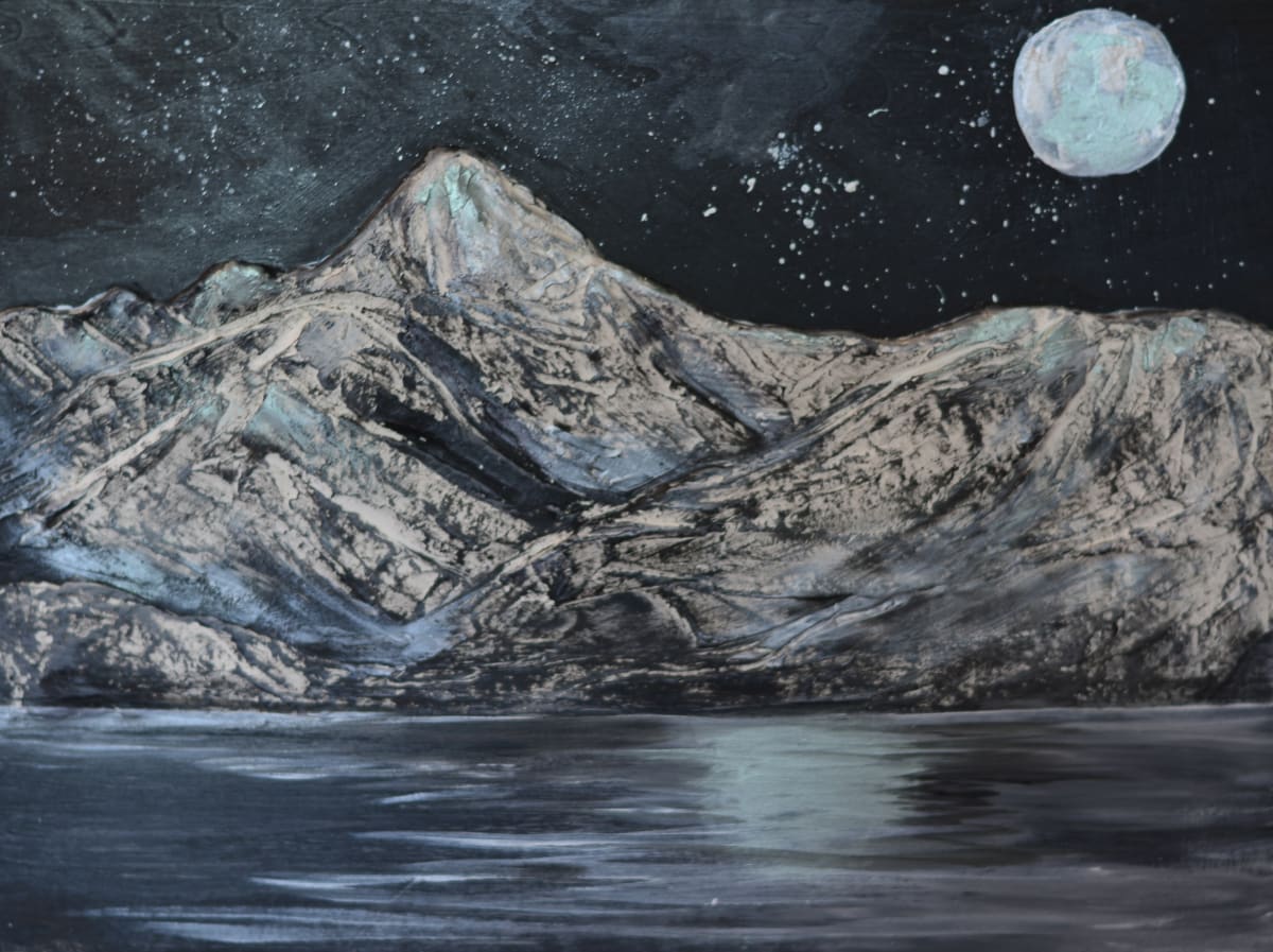 Full Moon over Ross Peak, Image 1.
