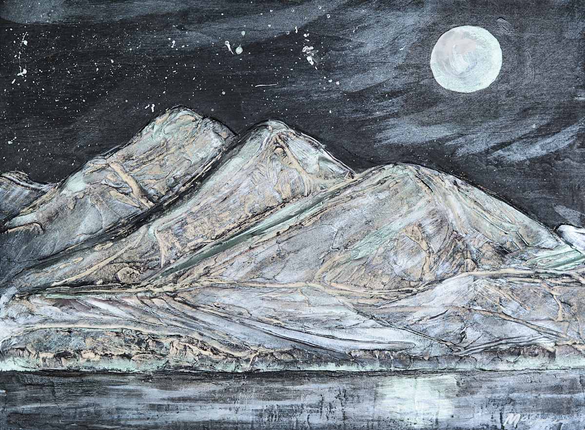 Bridger Mountains Sculpted Relief, Image 1.