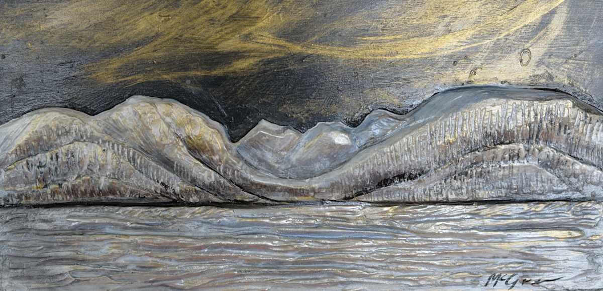 Nightfall at Hyalite Reservoir, Image 1.