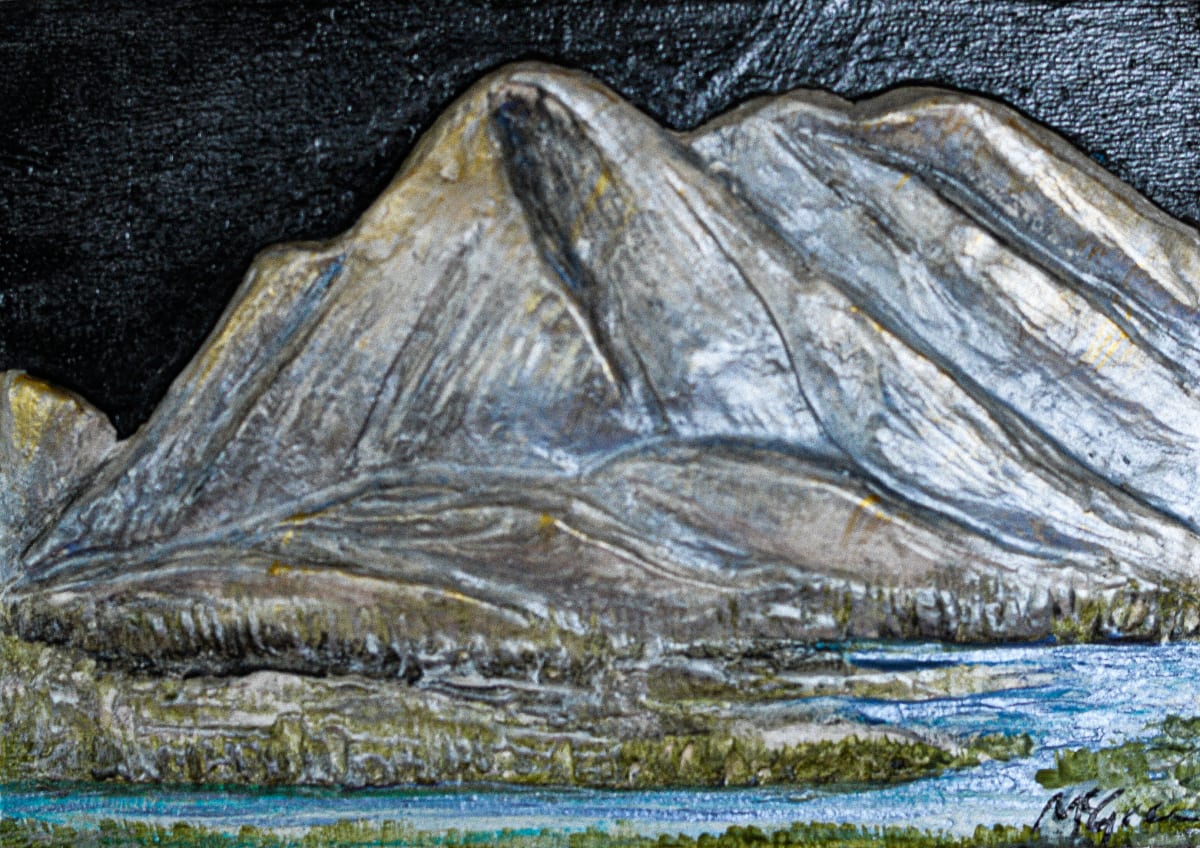 Nightfall on Emigrant Peak 