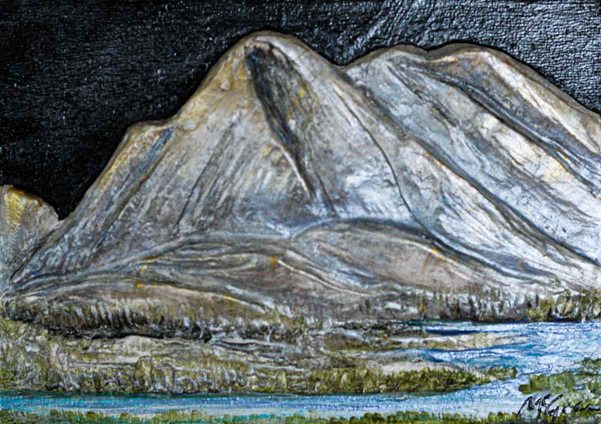 Nightfall on Emigrant Peak, Image 1.