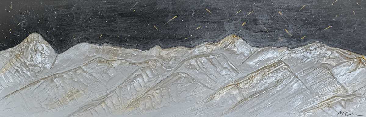 Nightfall on the Bridgers, Image 1.