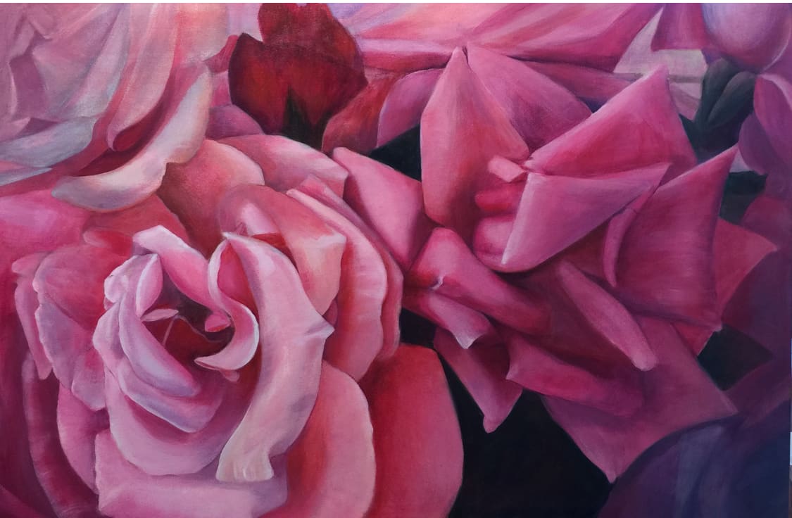 Companion Rose by Lorraine Pichugin 