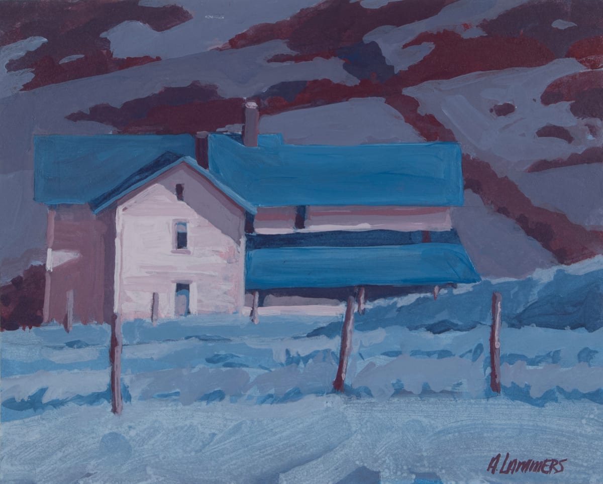 Homestead - blue/red by Abby Lammers 