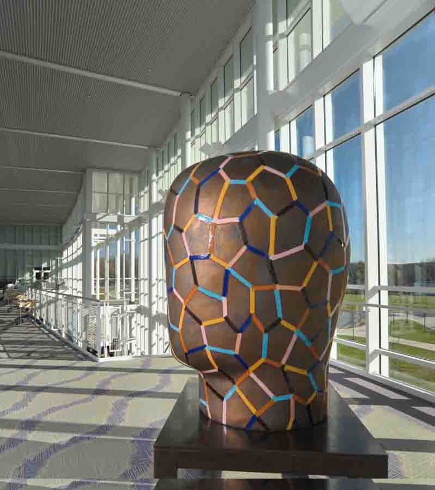 Untitled, Head 2003 by Jun Kaneko 