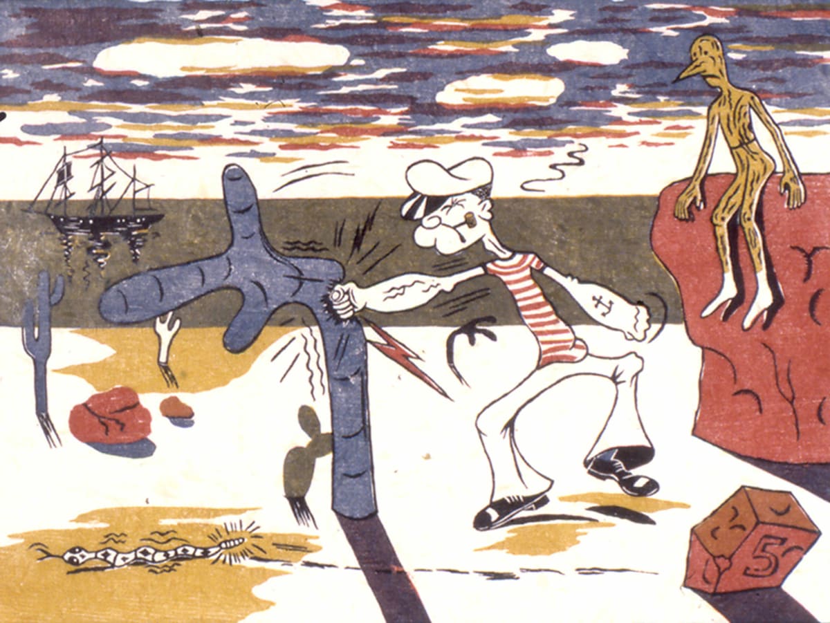 Popeye & Pinocchio by H.C. Westerman 