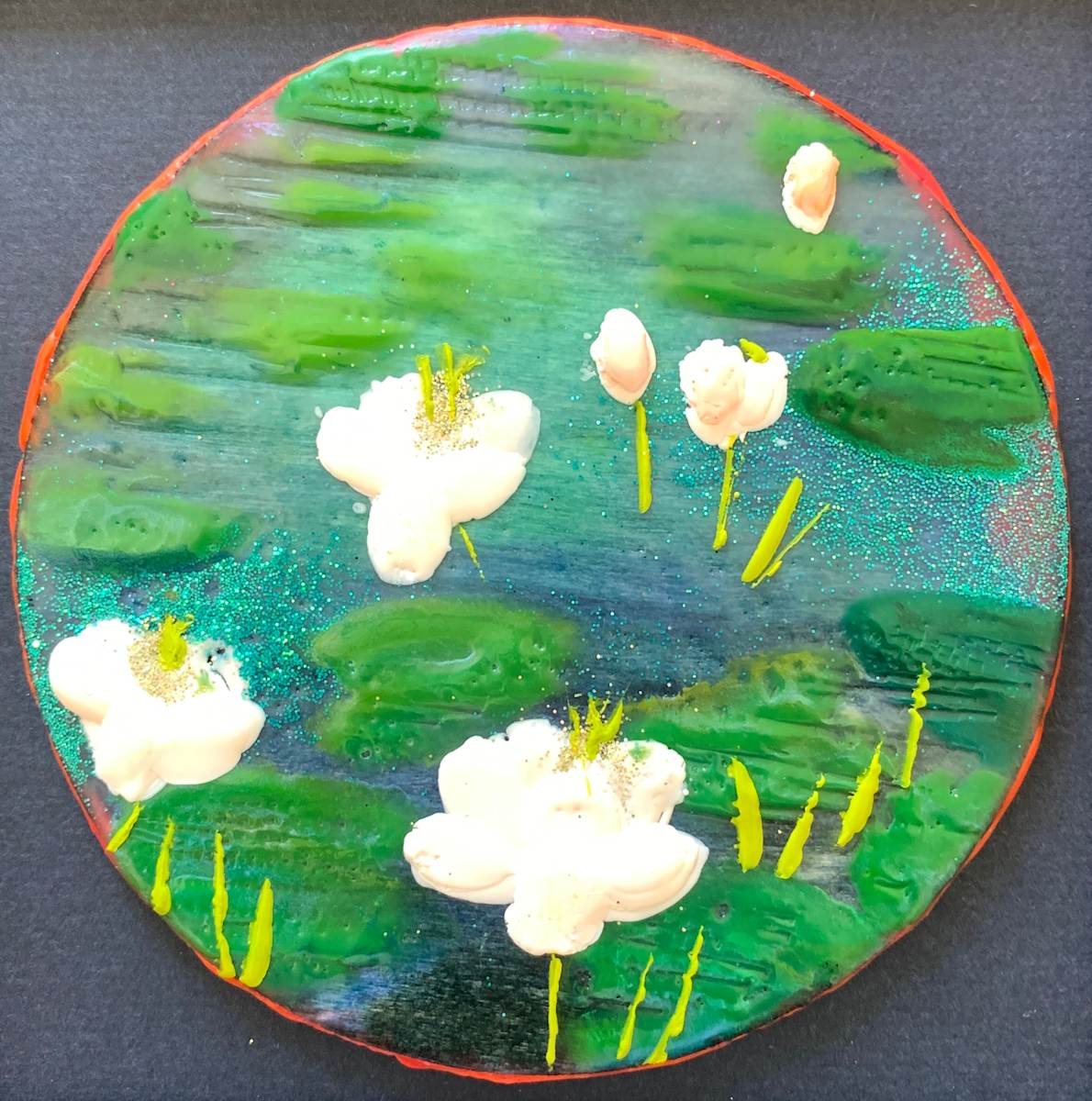 Backwater blooms 2 by Sally Bramble, Image 2.