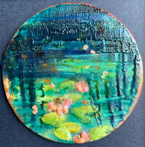 Backwater blooms 6 by Sally Bramble 