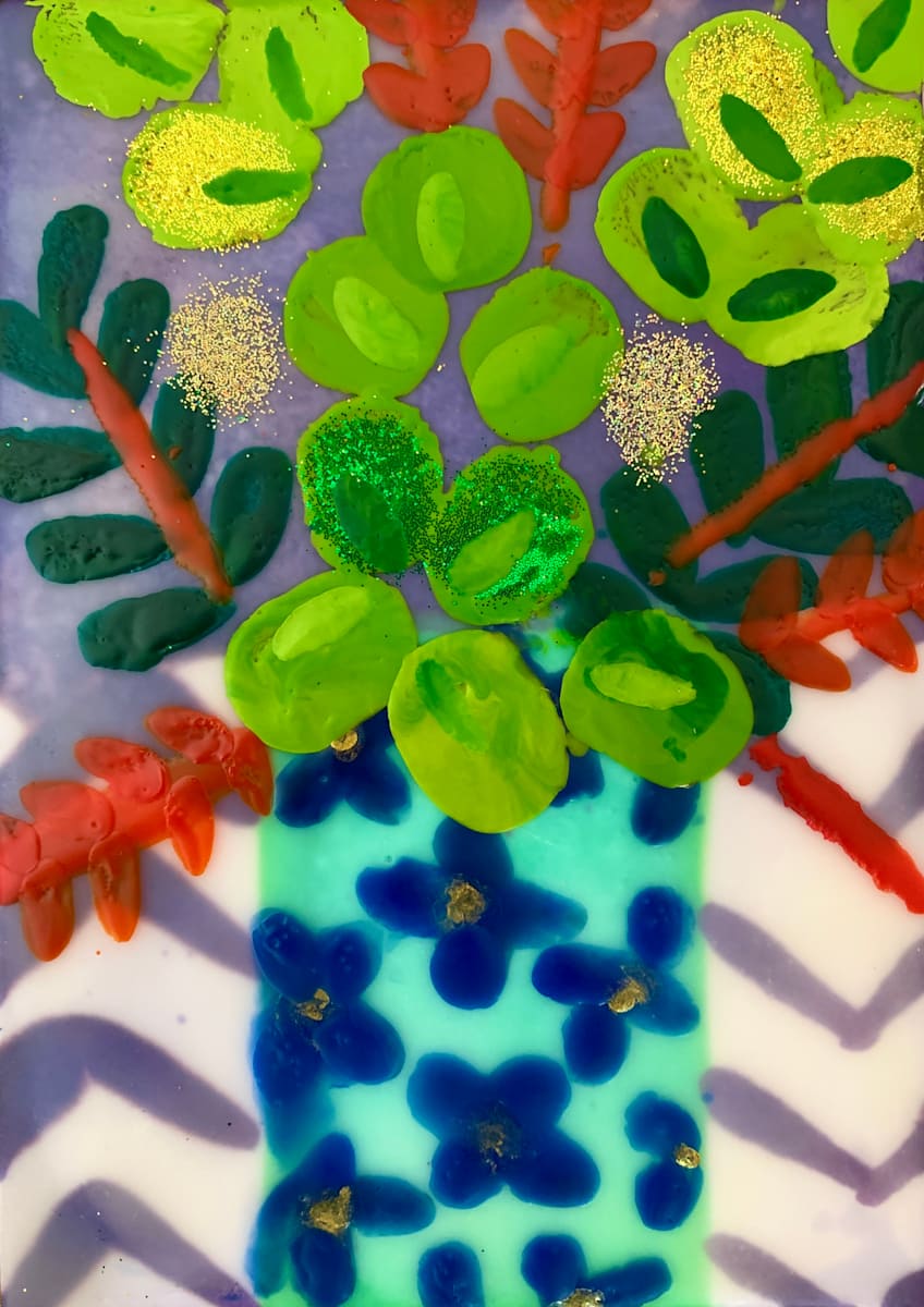 Spring Pots 11 by Sally Bramble 