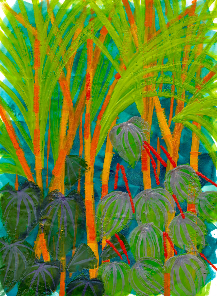 Tangerine Palm by Sally Bramble 