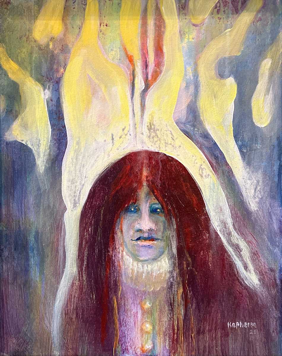 Red Head II by Thom  Kapheim 