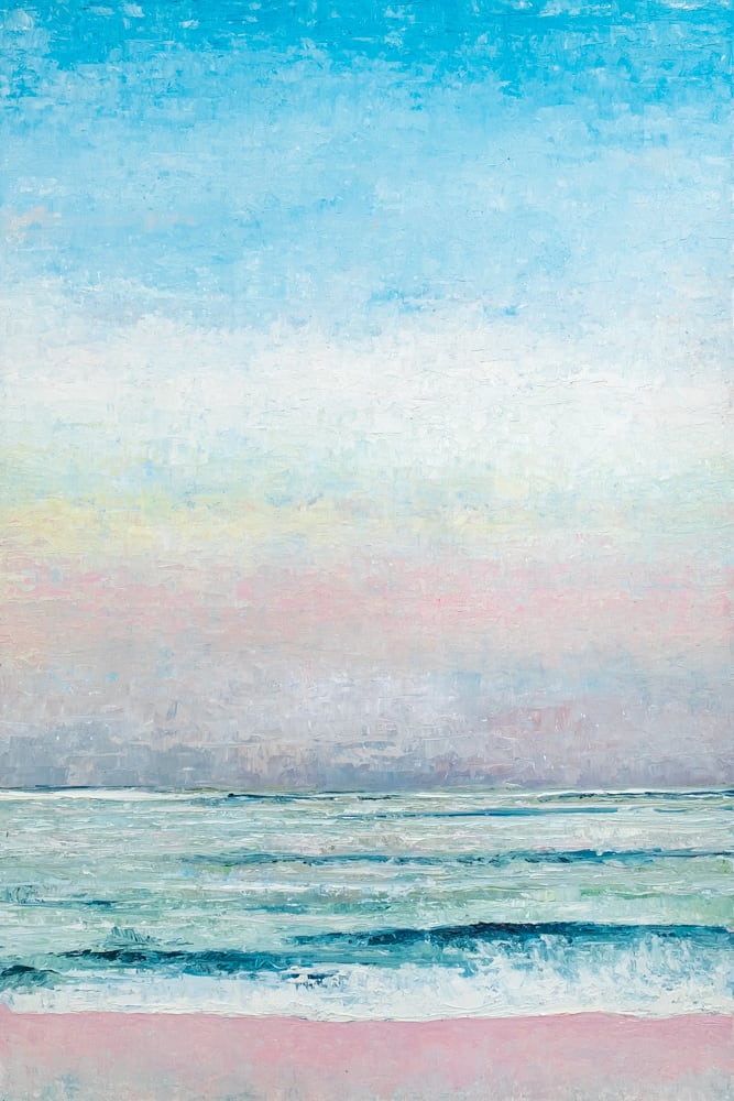 Pink shore by Ahmed Amir 