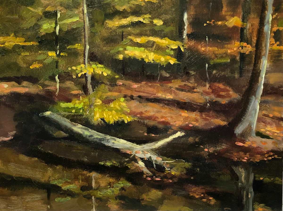 East Branch by Cary Galbraith  Image: plein air painting 