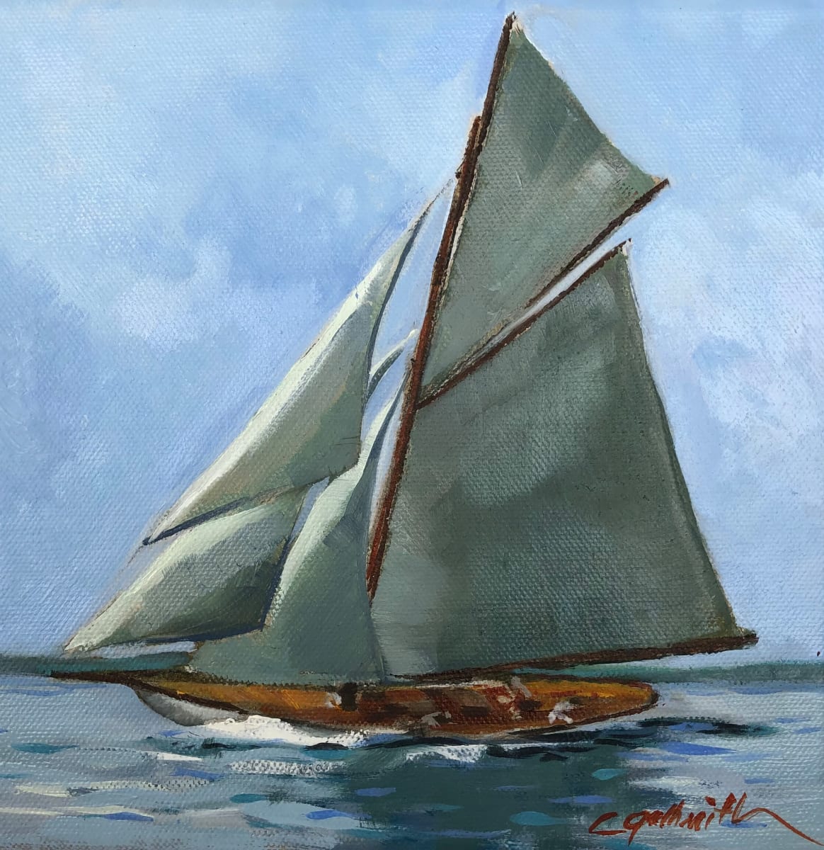 Gaff Cutter Tuiga, Image 1.