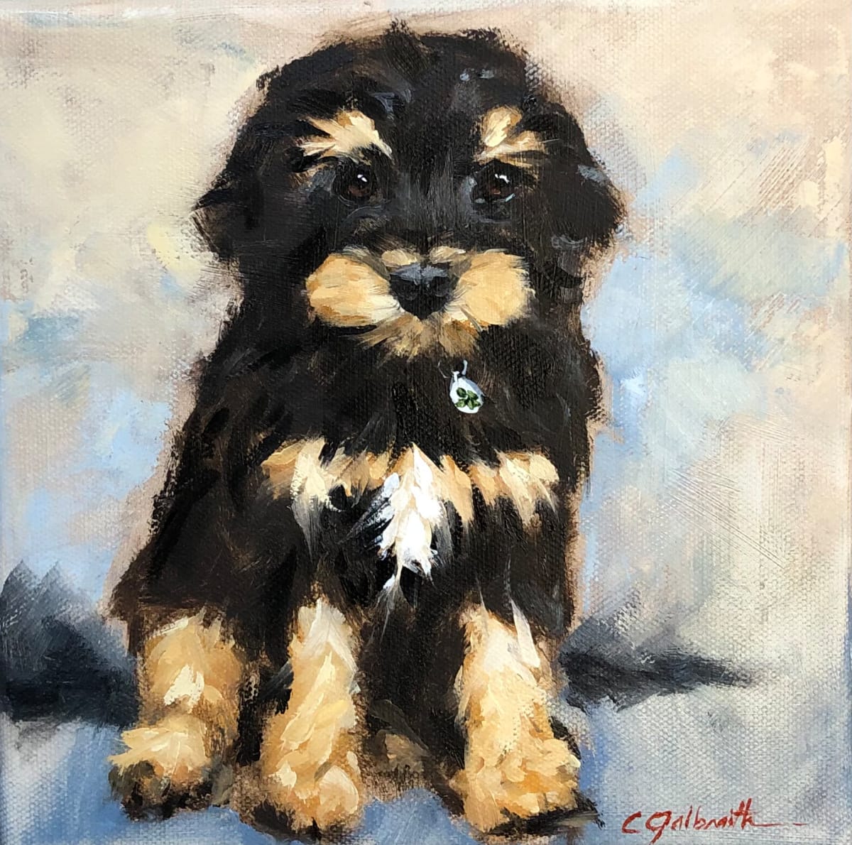 Lucky by Cary Galbraith  Image: Commissioned portrait for a friend 